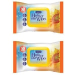 2x Nuage Hayfever Hay Fever Allergy Daily Relief Wipes Removes Traps Pollen Pk30