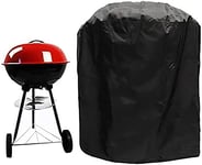 Barbecue Cover, Heavy Duty Kettle BBQ Covers, Large Round Waterproof, Windproof, Anti-UV, Heavy Duty Rip Proof Grill Barbecue Cover with Storage Bag