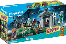 Playmobil 70362 SCOOBY-DOO Adventure in the Cemetery, for Children Ages 5
