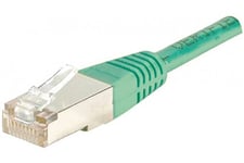 CONECTICPLUS Connectique informatique Câble ethernet cat 6 2m ftp vert