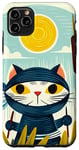Coque pour iPhone 11 Pro Max Queues de chat ninjas mignonnes ninjas