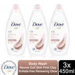Dove Sulfate-Free Body Wash RenewingGlow, HydratingCare or PurifyingDetox, 450ml