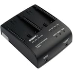 Swit S-3602U Batterilader/AC-adapter Sony BP-U-Type Dobbel lader