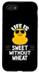 iPhone SE (2020) / 7 / 8 Life Is Sweet Without Wheat Gluten Free Theme Duck Chick Case
