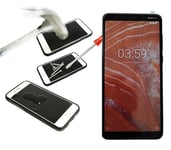 Full Frame Glas skydd Nokia 3.1 Plus (Svart)