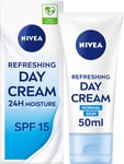 Nivea Moisturising Day Cream (50Ml), Hydrating Face Cream with Vitamin E