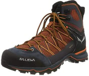 Salewa Homme Ms Mountain Trainer Lite Mid Gore-tex Chaussures de Randonn e Hautes, Black Out Carrot, 46 EU