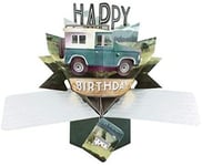 UK Second Nature Birthday Land Rover 4x4 SUV Pop Up Greeting Card POP175 Seco U