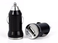 Cabling® Chargeur Voiture Allume Cigare Usb Universel Noir Pour Iphone / Ipod / Mp3 / Smartphone / Samsung Galaxy / Wiko / Htc / Nokia