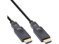 Inline® Hdmi Aoc Kabel, Ultra High Speed Hdmi, 8K4k, Stecker Abnehmbar, 40M
