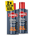 Alpecin Caffeine Natural Hair Shampoo C1 2x 375ml | Against Stronger Thinning