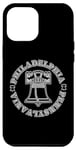 Coque pour iPhone 12 Pro Max Philly Liberty Bell Souvenir de vacances patriotique à Philadelphie