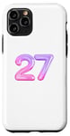 iPhone 11 Pro 27 Year Old Birthday Number Twenty Seven Birthday Balloon 27 Case