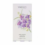 YARDLEY APRIL VIOLETS 3X100G SOAP - NEW & BOXED - FREE P&P - UK