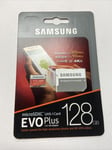 Samsung Evo Plus 128GB UHS-1 Micro SDXC Card 90MB/s & Adapter