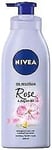 NIVEA Oil In Lotion Rose & Argan Oil 400ml, Replenishing Body Lotion with Rose 