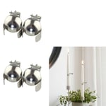 Automatisk ljussläckare 4-pack Silver