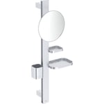 Ideal Standard Alu+ hylle med speil, sølv