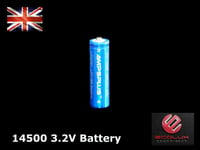 14500 400mAh 3.2V Battery Lithium LiFePO4 AA Rechargeable Solar Light Batteries