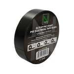 Eltejp svart 19mmx20m Nelco