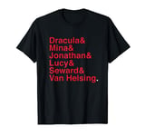 Bram Stoker's Dracula Character List T-Shirt