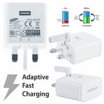 Samsung Adaptive Fast Charger with DU4 Micro USB Cable For S4, S6, S7,J3