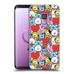 Head Case Designs Officially Licensed BT21 Line Friends Colourful Basic Patterns Hard Back Case Compatible With Samsung Galaxy S9