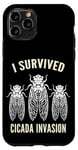 iPhone 11 Pro Survived Cicada Invasion Insect Bug Infestation Cicadas Case