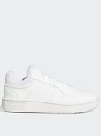 adidas Sportswear Kids Unisex Hoops 3.0 Trainers - White, White, Size 13 Younger