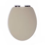 Gelco Design - abattant wc maj mdf beige/blanc - beige/BLANC