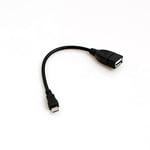 System-S Câble Adaptateur Micro USB OTG on The go 18 cm pour Sony Ericsson Xperia Z1 Z Ultra Z SP L