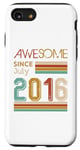 iPhone SE (2020) / 7 / 8 9 Years Old Awesome Since July 2016 9th Birthday Case