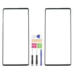 SRJTEK Compatible for LG Wing 5G Outer Glass Screen Replacement for LMF100N LM-F100N LM-F100 Front Lens Panel Kits (Not LCD Display, Not Touch Screen)