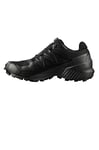 Salomon Speedcross 5 Gore-Tex Men's Trail Running Shoes, Weather protection, Aggressive grip, and Precise fit, Black, 12