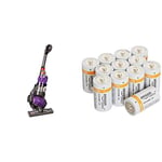 CASDON Replica Dyson Ball Vacuum Toy & Amazon Basics C Cell Alkaline Batteries [Pack of 12]