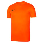 Nike Park VII Jersey SS Maillot Mixte Enfant, Safety Orange/Black, FR : S (Taille Fabricant : S)