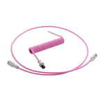 CableMod Cablemod Pro Coiled Cable - Strawberry Cream 1.5m Usb-c