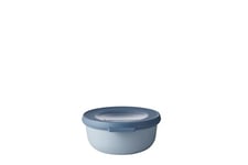 Mepal - Bol multi-usage Cirqula - Nordic blue - capacité 350 ml - couvercle amovible - incassable - étanche – stockage au congélateur, stockage à froid – passe au lave-vaisselle