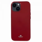 Mercury iPhone 15 Plus Skal Jelly Glitter Röd
