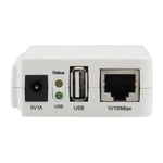 Startech USB Wireless-N-nätverksskrivarserver med en 10/100 Mbps-port - 802.11 b/g/n