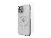ZAGG Luxe Snap - Beskyttelsesboks baksidedeksel for mobiltelefon - MagSafe-samsvar - blank - for Apple iPhone 15