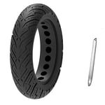Casinlog Damping Rubber Tire Durable Scooter Tyre Anti-Explosion Tire Solid Tyre for Ninebot Max G30 Electric Scooter