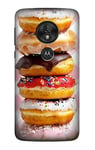 Fancy Sweet Donuts Case Cover For Motorola Moto G7 Play