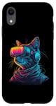 iPhone XR Neon Feline Fantasy Case