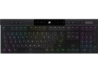 CORSAIR K100 RGB AIR Wireless Ultra-Thin Mechanical Gaming Keyboard, Backlit RGB LED, CHERRY ULP Tactile, Black, (CH-913A01U-NA)