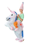 YKOUT Hot Adult Halloween Costumes Inflatable Unicorn Costumes Ride On Sky Horse Air Blowing Up Clothes Full Set Uniform Funny Costume