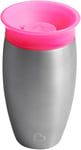 Premium Munchkin Miracle 360 Degree Stainless Steel Sippy Cup 10 Oz 296 Ml Pink