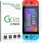 amFilm Nintendo Switch Screen Protector (2 Pack), Premium Tempered Glass...
