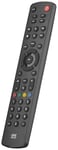 Télécommande universelle One For All Contour 4 - Noire – Parfaite remplacement TV Décodeur DVD Blu-ray et appareils Audio- Garantie de fonctionner avec toutes les marques. URC 1240