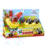 Little Tikes Let’s Go Cozy Coupe - 3 Construction Mini Push & Play Vehicles - For Tabletop & Floor Push Play - Includes 3 Cars, Wrecking Ball & 2 Colour Change Dirt Diggers - For Kids 3+ Years